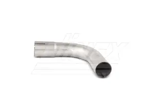 90ø Exhaust Bend, OD/ID=45/46, L=180, ALU